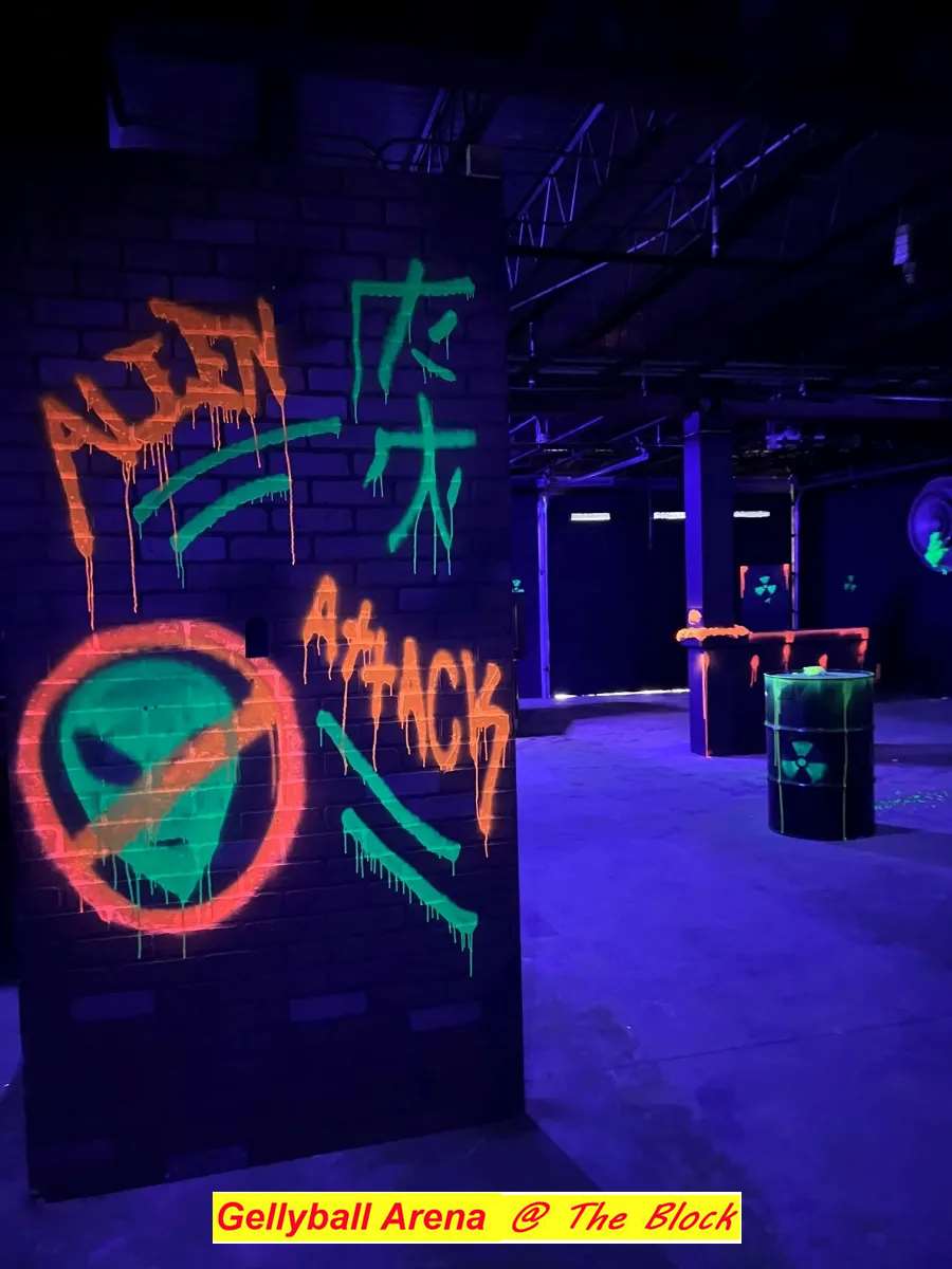 Gellyball in Black Light
